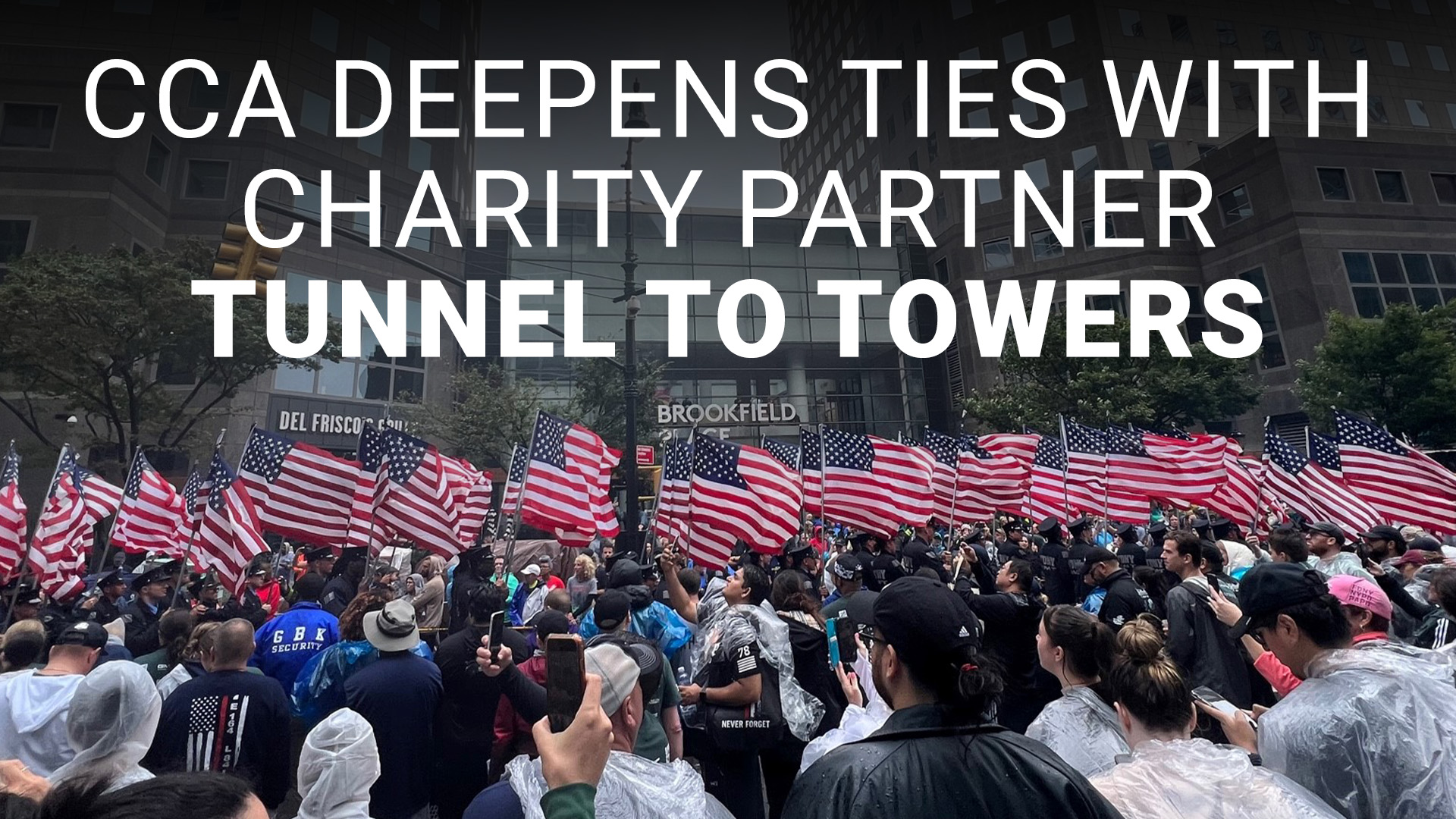 CCA deepens ties with charity partner tunnel to towers