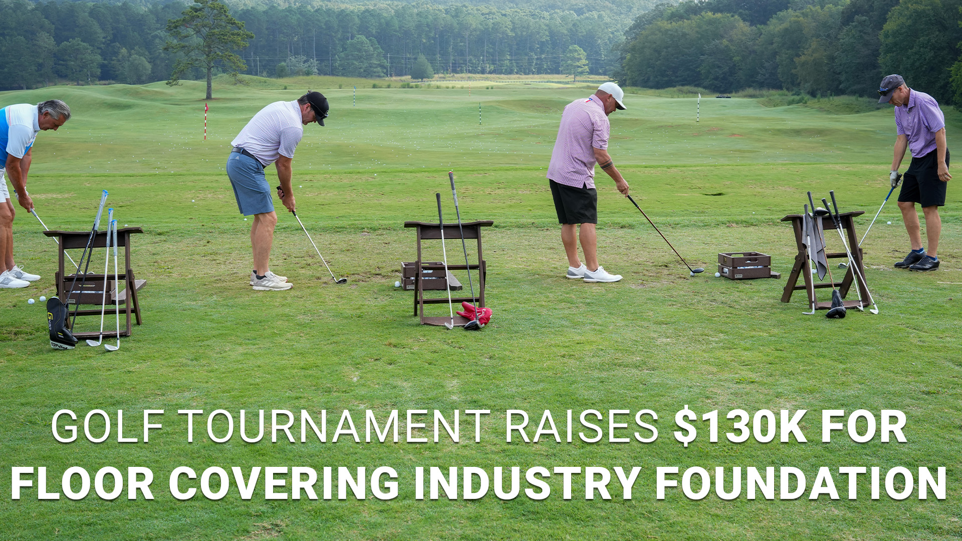 ALAN GREENBERG CHARITY GOLF TOURNAMENT RAISES $130,000 FOR FLOOR COVERING INDUSTRY FOUNDATION