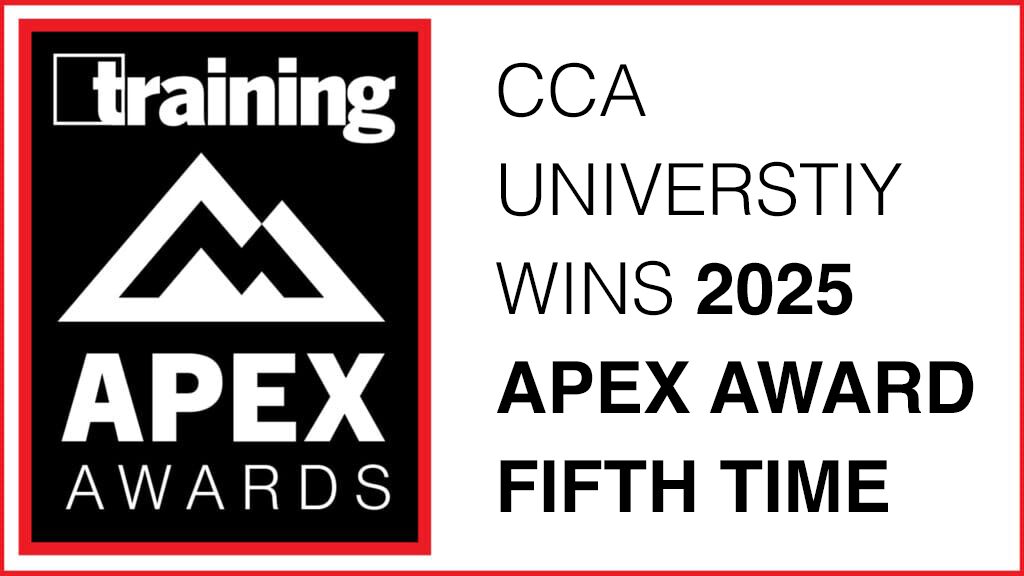 CCA Global University Honored With 2025 Training Apex Award for Fifth Year